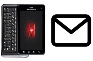 Configurare la posta elettronica su Motorola DROID 3