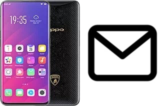 Configurare la posta elettronica su Oppo Find X Lamborghini Edition