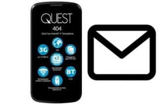 Configurare la posta elettronica su Qumo Quest 404