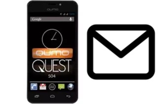 Configurare la posta elettronica su Qumo Quest 504