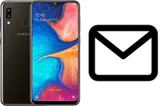 Configurare la posta elettronica su Samsung Galaxy A20