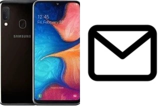 Configurare la posta elettronica su Samsung Galaxy A20e