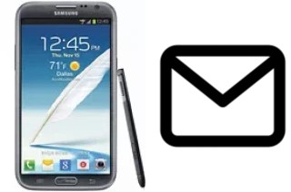 Configurare la posta elettronica su Samsung Galaxy Note II CDMA