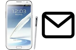 Configurare la posta elettronica su Samsung Galaxy Note II N7100