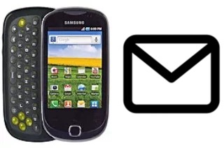 Configurare la posta elettronica su Samsung Galaxy Q T589R