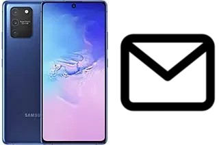 Configurare la posta elettronica su Samsung Galaxy S10 Lite