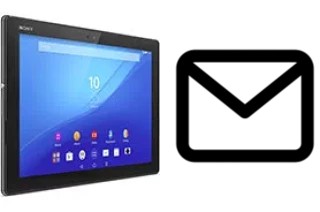 Configurare la posta elettronica su Sony Xperia Z4 Tablet LTE