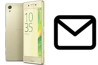 Configurare la posta elettronica su Sony Xperia X