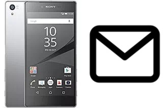 Configurare la posta elettronica su Sony Xperia Z5 Premium Dual