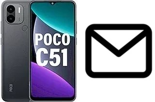 Configurare la posta elettronica su Xiaomi Poco C51