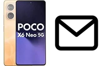 Configurare la posta elettronica su Xiaomi Poco X6 Neo