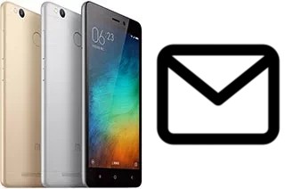 Configurare la posta elettronica su Xiaomi Redmi 3 Pro