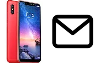 Configurare la posta elettronica su Xiaomi Redmi Note 6 Pro