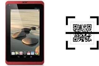 Come leggere i codici QR su un Acer Iconia B1-721?