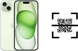 Come leggere i codici QR su un Apple iPhone 15 Plus?