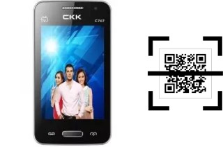 Come leggere i codici QR su un CKK-mobile CKK mobile C707?