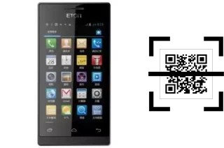 Come leggere i codici QR su un Eton T850?