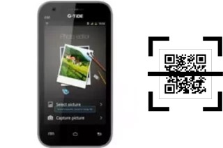 Come leggere i codici QR su un G-Tide E60?