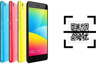 Come leggere i codici QR su un Gionee Pioneer P5W?