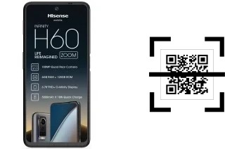 Come leggere i codici QR su un HiSense H60 Zoom?