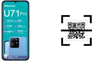 Come leggere i codici QR su un HiSense U71 Pro?