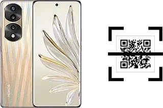 Come leggere i codici QR su un Honor 70 Pro?