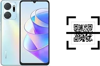 Come leggere i codici QR su un Honor X7a?