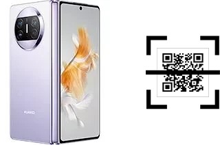 Come leggere i codici QR su un Huawei Mate X3?