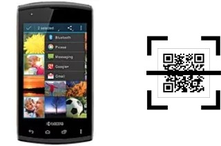 Come leggere i codici QR su un Kyocera Rise C5155?