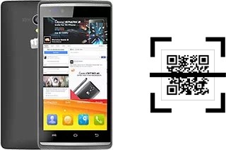 Come leggere i codici QR su un Micromax Canvas Fire 4G Q411?