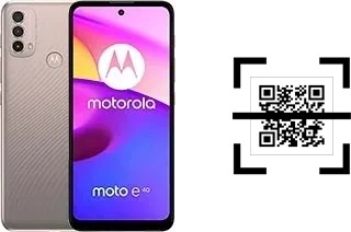 Come leggere i codici QR su un Motorola Moto E40?