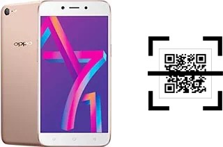 Come leggere i codici QR su un Oppo A71 (2018)?