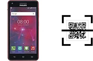 Come leggere i codici QR su un Philips V377?