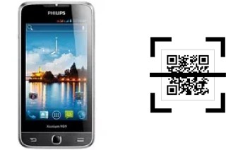 Come leggere i codici QR su un Philips W736?