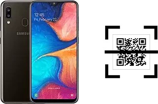 Come leggere i codici QR su un Samsung Galaxy A20?