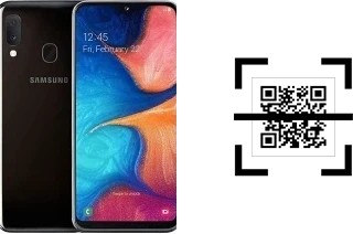 Come leggere i codici QR su un Samsung Galaxy A20e?