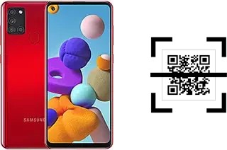 Come leggere i codici QR su un Samsung Galaxy A21s?