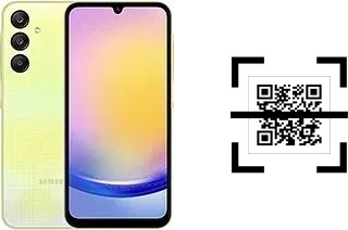 Come leggere i codici QR su un Samsung Galaxy A25?