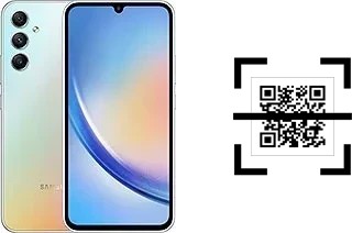 Come leggere i codici QR su un Samsung Galaxy A34?