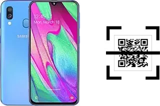 Come leggere i codici QR su un Samsung Galaxy A40?