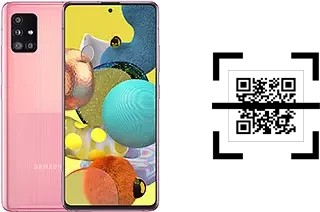 Come leggere i codici QR su un Samsung Galaxy A51 5G?