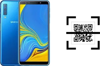 Come leggere i codici QR su un Samsung Galaxy A7 (2018)?