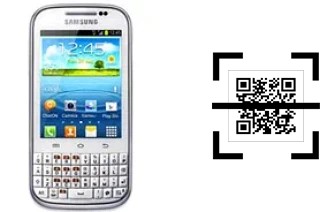 Come leggere i codici QR su un Samsung Galaxy Chat B5330?