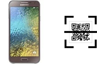 Come leggere i codici QR su un Samsung Galaxy E5?