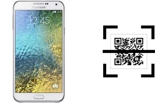 Come leggere i codici QR su un Samsung Galaxy E7?