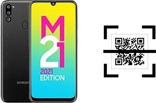 Come leggere i codici QR su un Samsung Galaxy M21 2021?