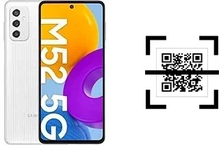 Come leggere i codici QR su un Samsung Galaxy M52 5G?