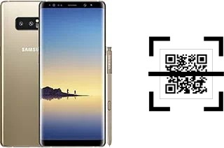 Come leggere i codici QR su un Samsung Galaxy Note8?