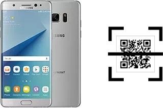 Come leggere i codici QR su un Samsung Galaxy Note7 (USA)?