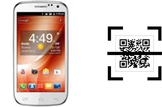 Come leggere i codici QR su un Spice Mi-450 Smartflo Ivory?